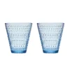 Kastehelmi glas 30 cl, 2-pack, aqua (blauw)