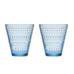 Kastehelmi glas 30 cl, 2-pack, aqua (blauw)