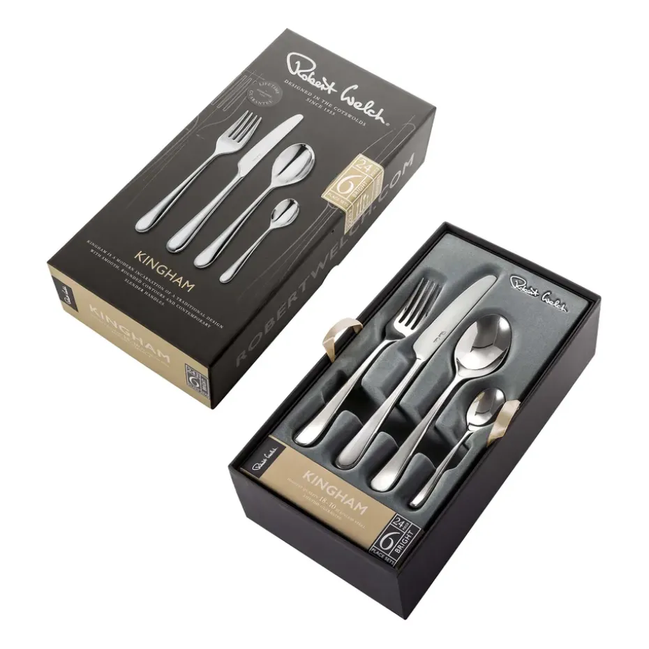 Kingham Bright bestekset, 24-delig