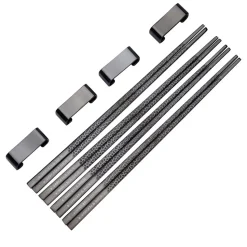 Kito Chopsticks eetstokjes 4-pack, Zwart