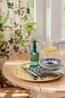 Kristina dienblad Ø38 cm, Geel