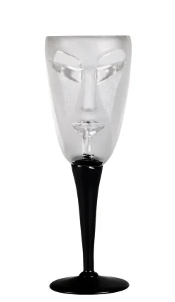 Kubik wijnglas, helder