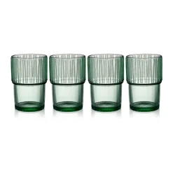 Kusintha caféglas 38 cl 4-pack, Green