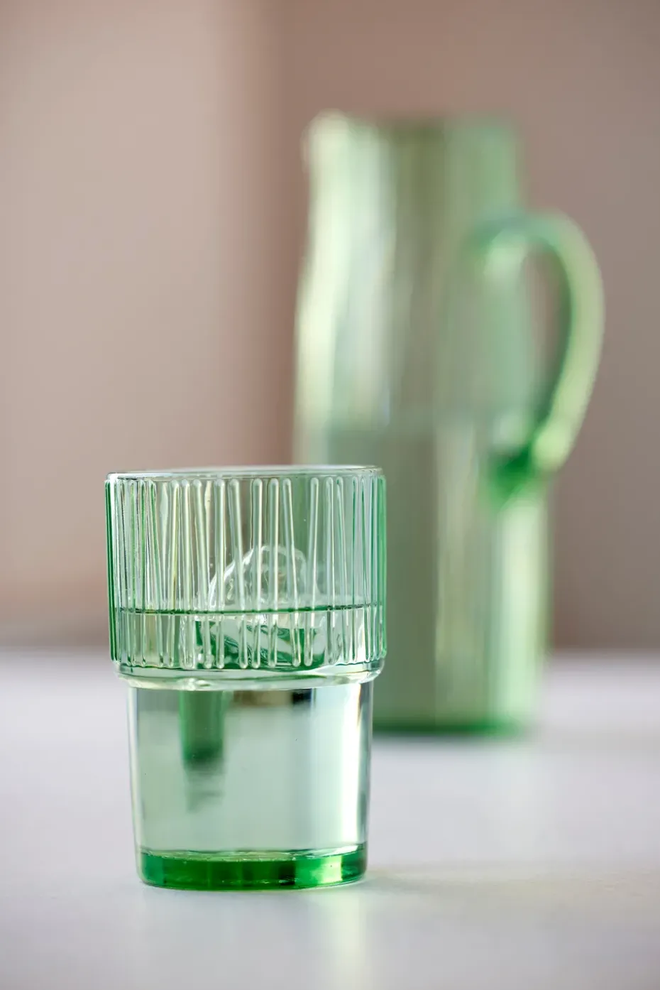 Kusintha caféglas 38 cl 4-pack, Green