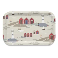 Kust dienblad 20x27 cm, Beige