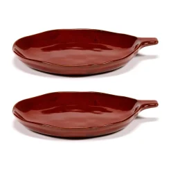 La Mère schotel met handvat Ø17 cm 2-pack, Venetian red