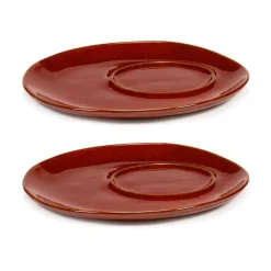 La Mère schotel voor koffiekop Ø14,5 cm 2-pack, Venetian red