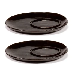 La Mère schotel voor koffiekop Ø14,5 cm 2-pack, Dark brown