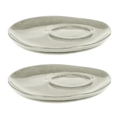 La Mère schotel voor koffiekop Ø14,5 cm 2-pack, Off white