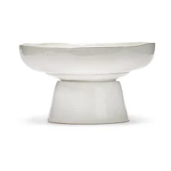 La Mère serveerschaal op voet Ø31 cm, Off white