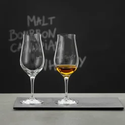 Laag snifterglas voor whisky, 2 stuks, transparant