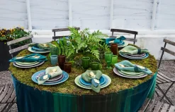 Lace bord, 25 cm, Pruim