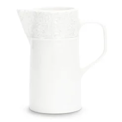 Lace pot, 1,2 L, Wit