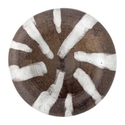 Ladris schaal Ø23 cm, Bruin