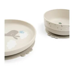 Lalee foodie kinderservies 3-delig, Sand