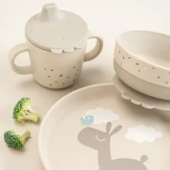 Lalee foodie kinderservies 3-delig, Sand