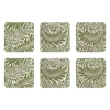 Larkspur glasonderzetter 6-pack, 10x10 cm