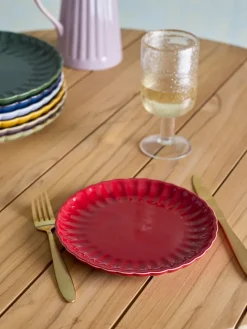 Latina bord Ø20 cm, Red