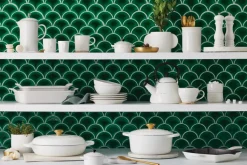 Le Creuset fluitketel Kone, White