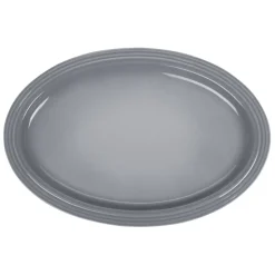Le Creuset Signature grote serveerschaal 46 cm, Mist gray