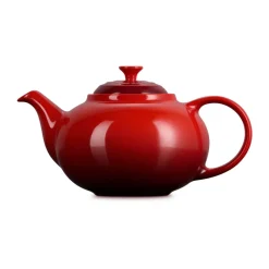Le Creuset theepot, Cerise, met zeef, 1,3 L