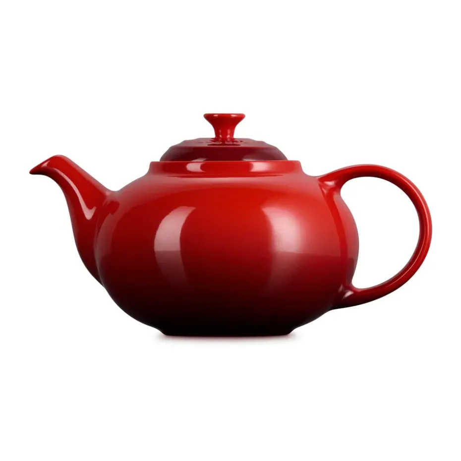 Le Creuset theepot, Cerise, met zeef, 1,3 L