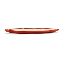 Les Objets Mouleversants dienblad L, Red-white