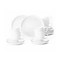 Lido koffieservies 18-delig, Wit