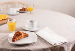 Lido koffieservies vierkant 18-delig, Wit