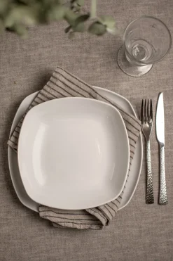 Lido serviesset vierkant 12-delig, Wit