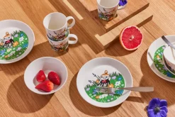 Lilla My på ängen Moominbord, Wit-multi