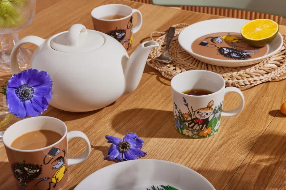 Lilla My på ängen Moominmok, Wit-multi