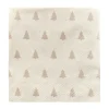 Linen trees servet 33x33 cm 20-pack, zand