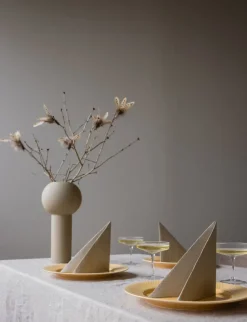 Lines servetten 33x33 cm 18-pack, Sand