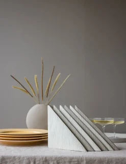 Lines servetten 33x33 cm 18-pack, Sand