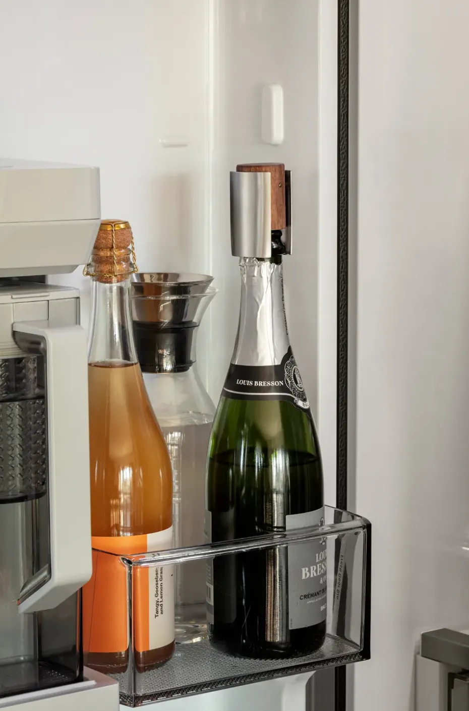 Liquid Lounge champagnekurk, Walnoot