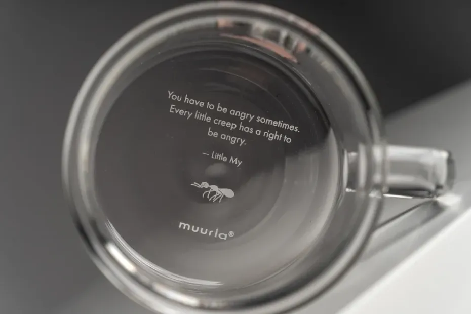 Little My glazen mok 35 cl, Transparant