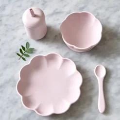 Little Poppy kinderservies 4-delig, Light pink