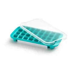 Lékué ijsblokjesvorm siliconen met deksel, Turkoois