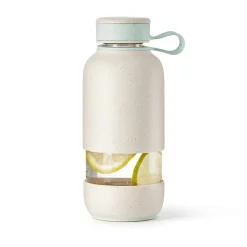 Lékué To Go fles organisch materiaal 0,6 L, Beige