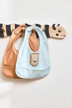 Lobo Lion slabbetje 2-delig, Caramel-ice Blue