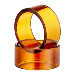 Loop servettring 2-pack, Amber