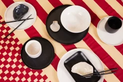 Love tafelkleed 150x280 cm, Rood-zand