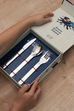 Lupo Emil kinderbestek 9-delig, Zilver