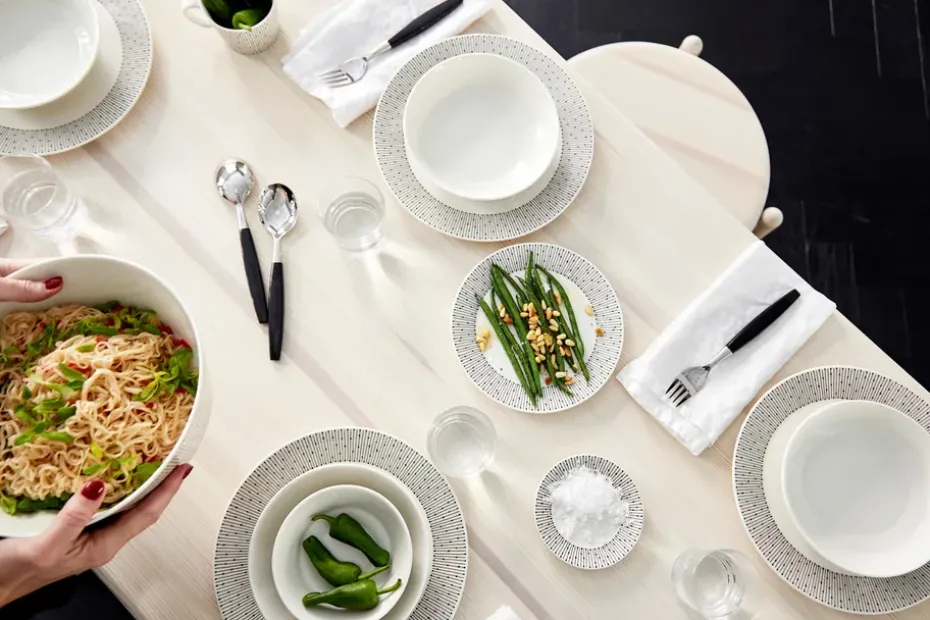 Mainio Sarastus schotel Ø11,5 cm, Zwart-wit