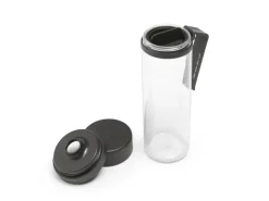 Make & Take waterfles met zeef 0,5 L, Donkergrijs