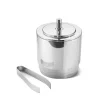 Manhattan ijsemmer met tang, roestvrij staal
