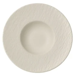 Manufacture Rock diep bord Ø28 cm, Blanc