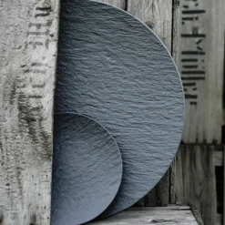 Manufacture Rock Gourmet bord Ø32 cm, zwart