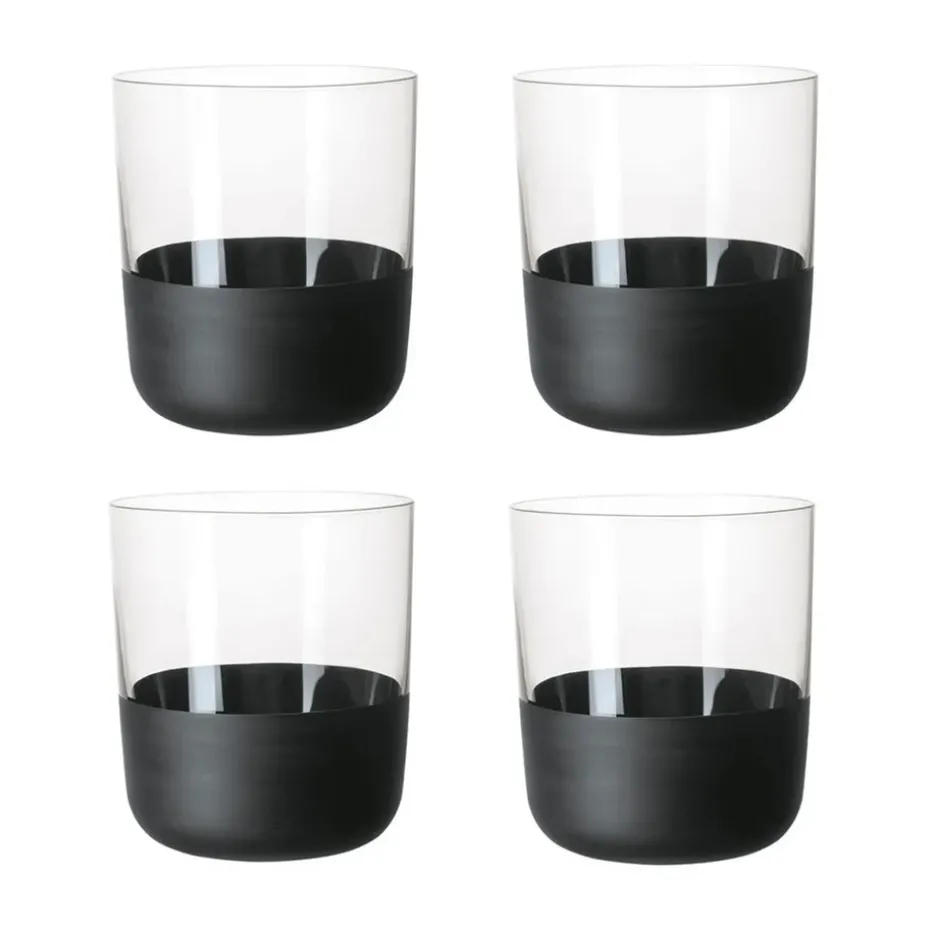 Manufacture Rock Old fashioned glas 25 cl 4-pack, Clear